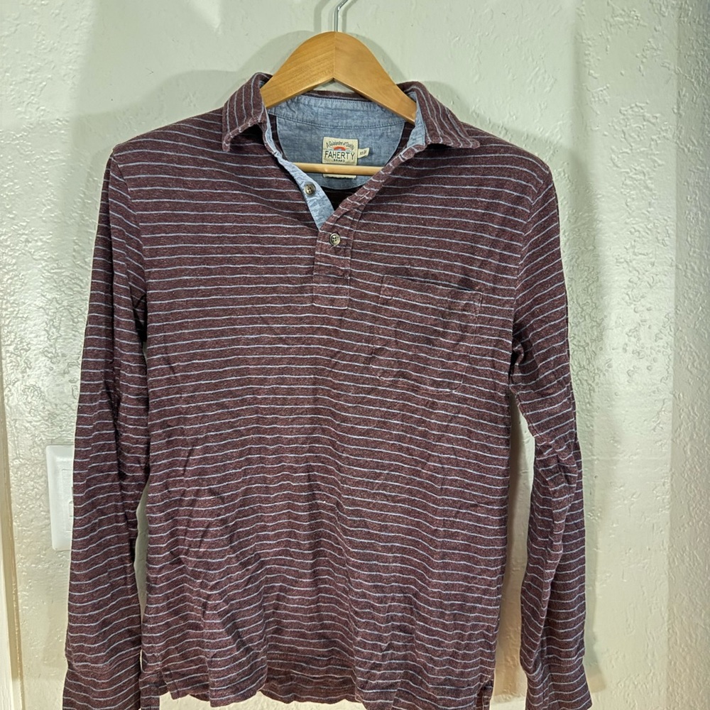 Faherty 100% Cotton Henley